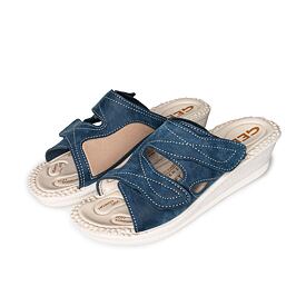 Dámske gélové šľapky na hallux Milada modrá