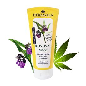 Kostihojová masť s konope a mätou 200 ml