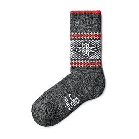Ovčie ponožky Merino vločka tmavo sivá