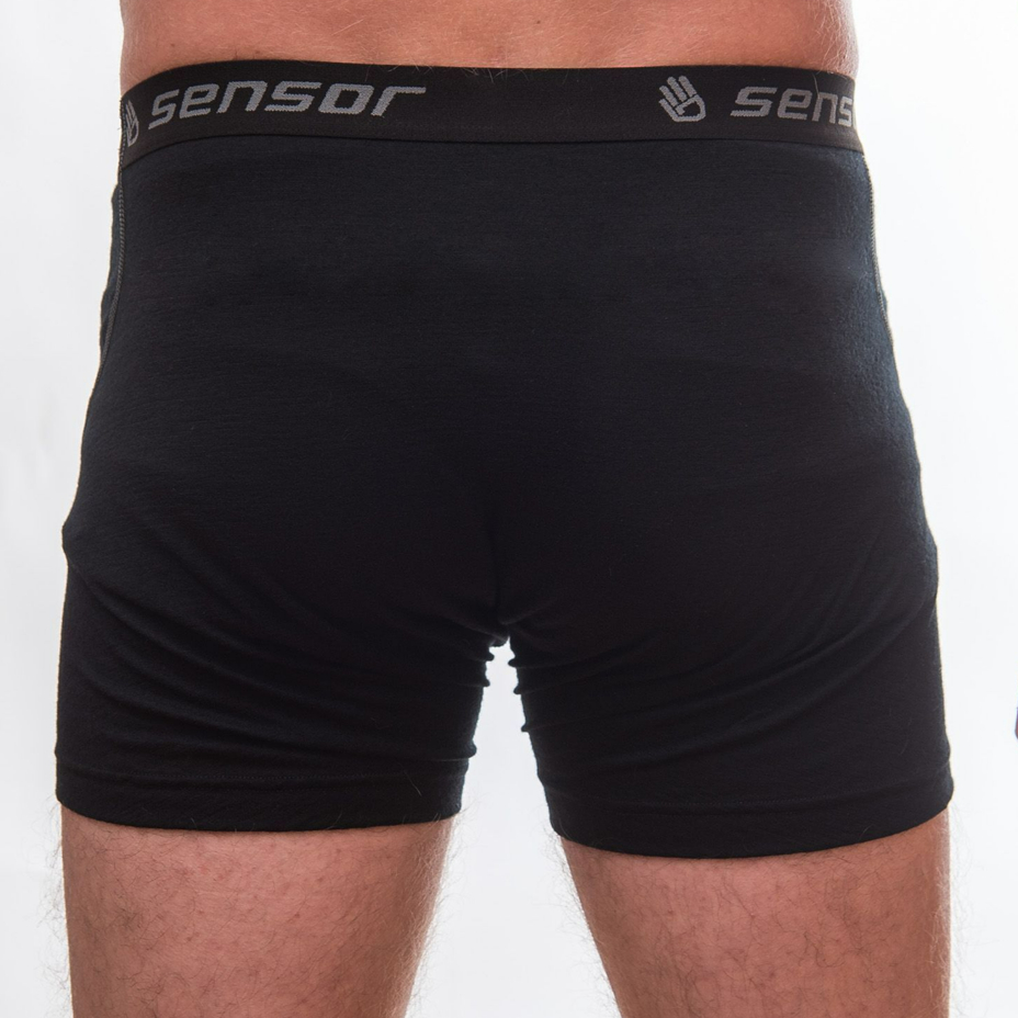 Pánske funkčné merino trenky Sensor Merino Active čierna