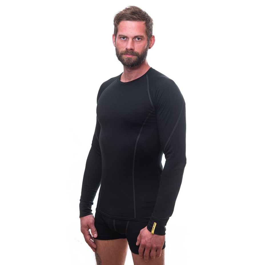 Pánske funkčné merino triko Sensor Merino Active čierna