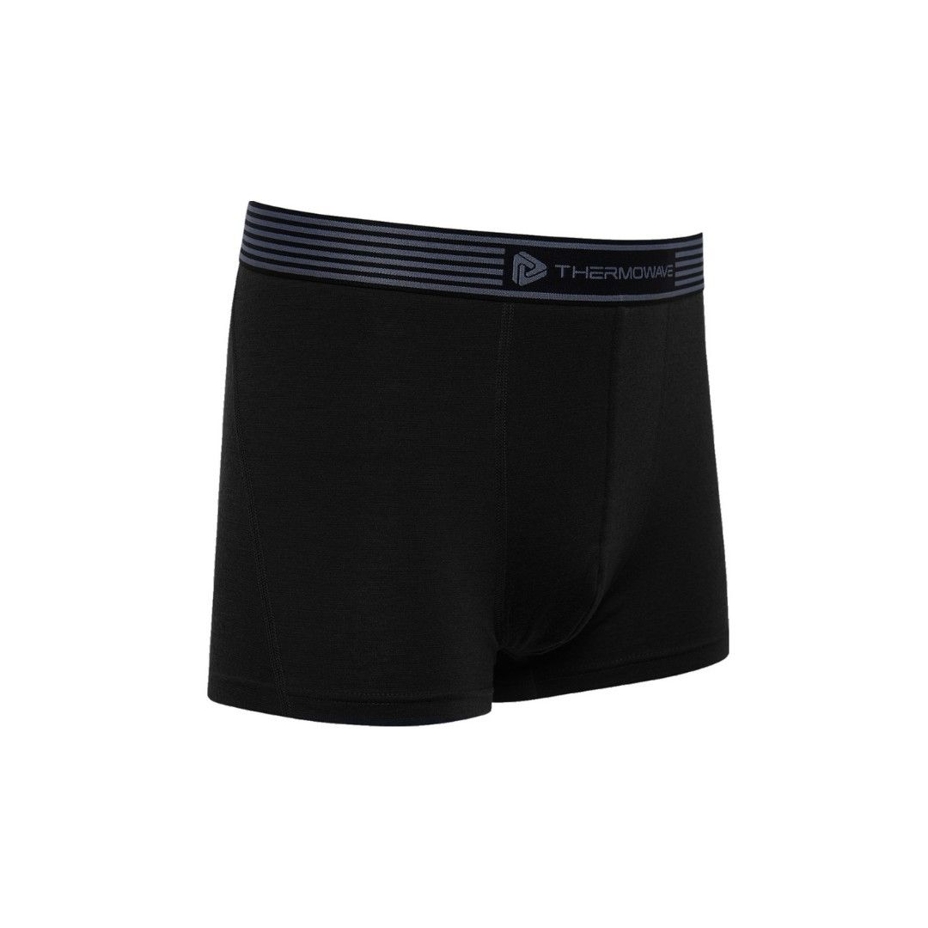 Pánske funkčné boxerky Merino LIFE Thermowave čierna