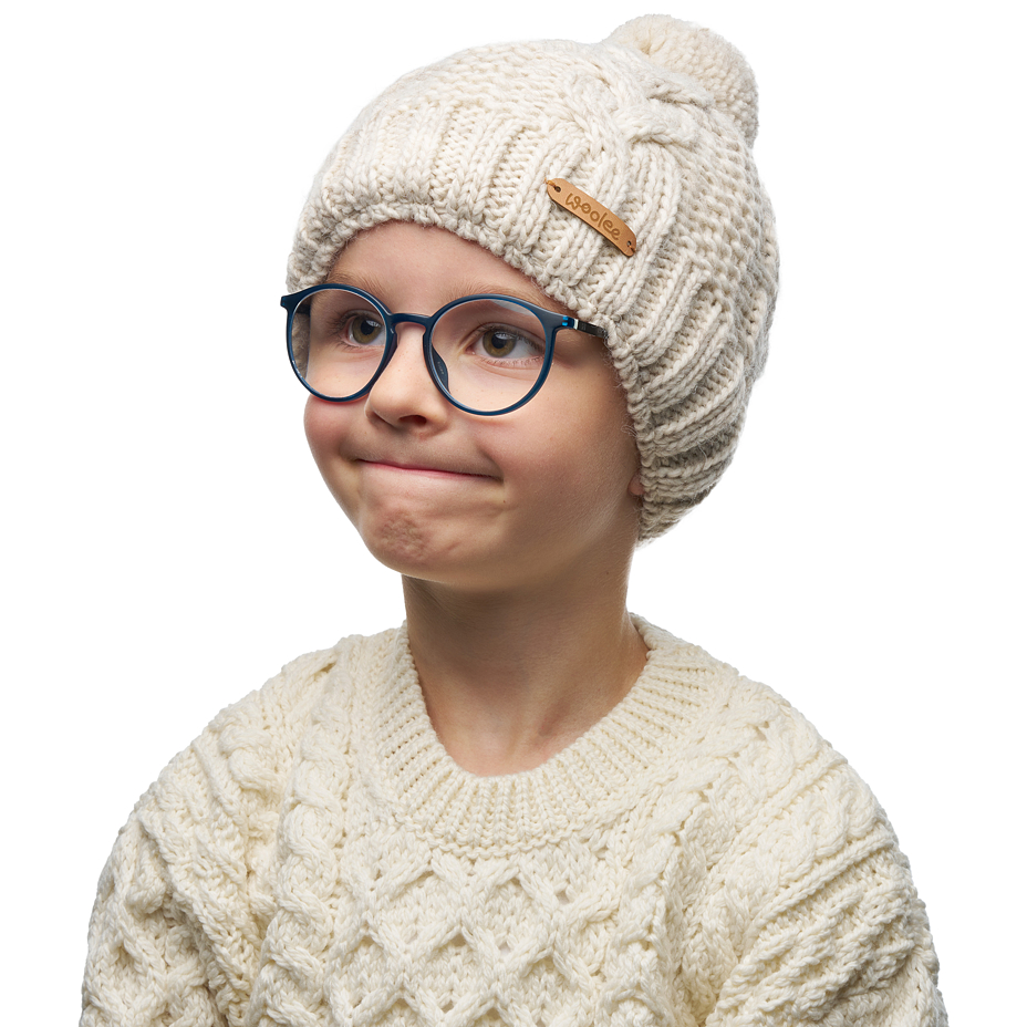 Detská vlnená čiapka Woolee V15 béžová