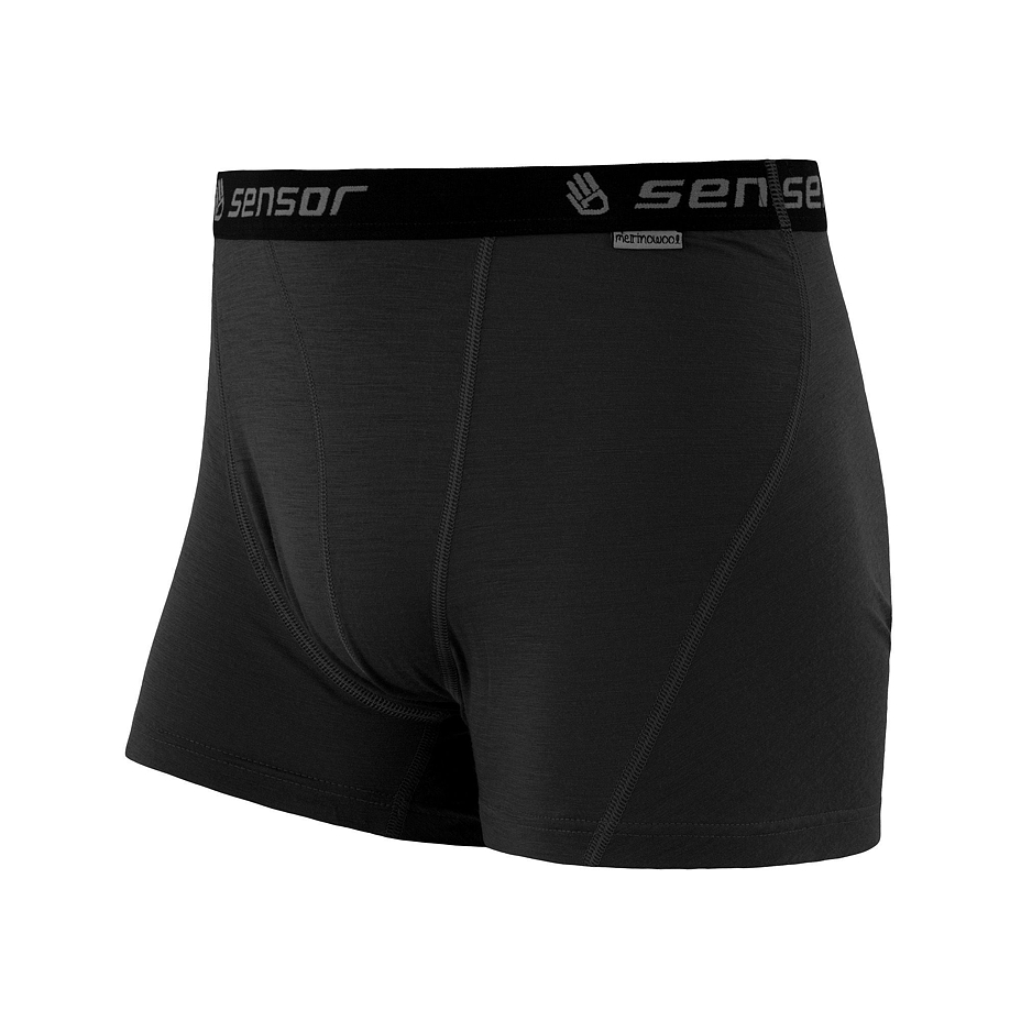 Pánske funkčné merino trenky Sensor Merino Active čierna
