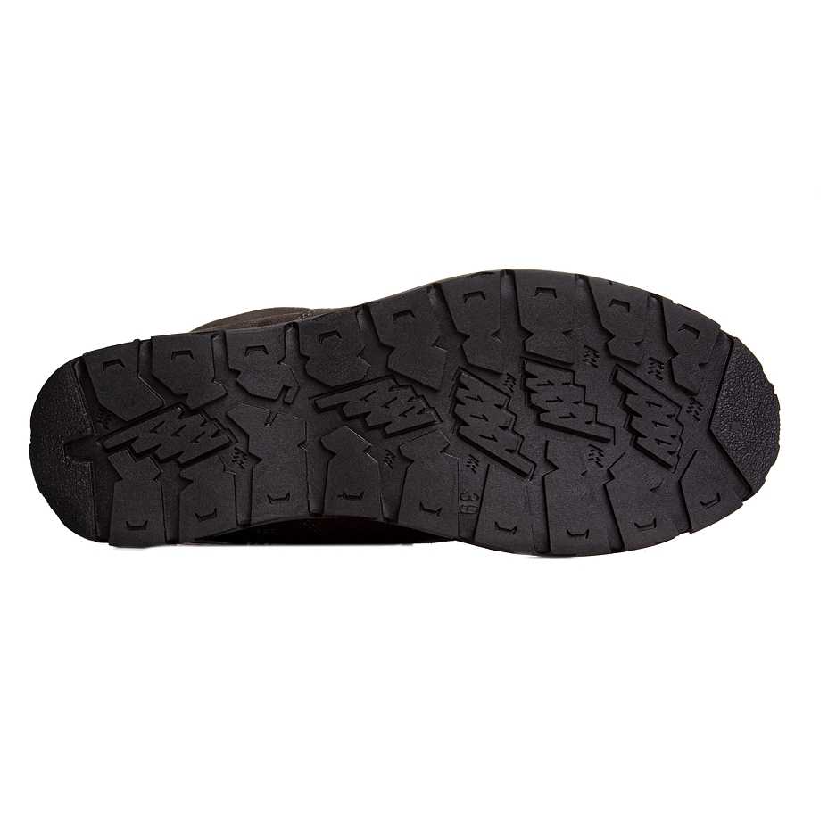 Dámske kožené zimné topánky s ovčou vlnou Magda sivá